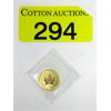 Image 1 : 1/20 Oz .9999 Fine Gold 1993 Maple Leaf Coin 