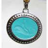 Image 2 : .925 Silver Tagliamonte Blue Venetian Glass Necklace