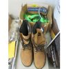 Image 1 : Terra Steel Toe Boots & Box of Ratchet Straps