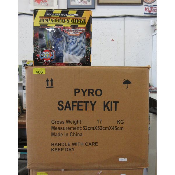 Case of 24 New Fireworks Pyro Safety Kits