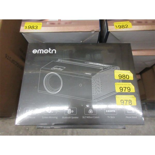 New emotn Projector with Bluetooth 5.0 Hi-Fi Speaker