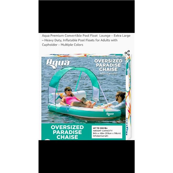 Aqua Pool Float