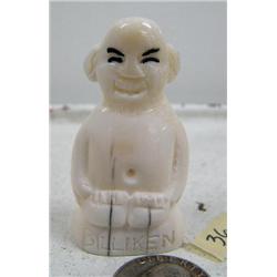 2-1/2" billiken of white walrus ivory (114)