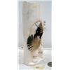Image 4 : 6-1/2" white walrus ivory butt 3 dancers by Iglaak from Koyuk, Alaska (114)