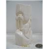 Image 5 : 6" white walrus ivory relief carved of 3 walrus Iglaak of Koyuk, Alaska (114)