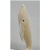 Image 4 : 8" ivory totem with whale, walrus, and man by Iglaak from Koyuk on white walrus ivory (114)