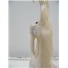 Image 5 : 8" ivory totem with whale, walrus, and man by Iglaak from Koyuk on white walrus ivory (114)