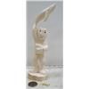 Image 1 : 8" dancer with whales carved from white walrus ivory by Iglaak (114)