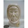 Image 1 : 4" mammoth ivory carved face by Richard Miller (114)