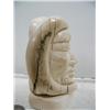 Image 3 : 4" mammoth ivory carved face by Richard Miller (114)