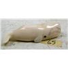 Image 2 : 3" white walrus ivory whale by Vaughn Walunga (114)