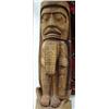 Image 3 : Large Totem Pole 7' 11" high, 17" wide hand carved and painted Alaska Native looking - Imported (114