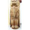 Image 4 : Large Totem Pole 7' 11" high, 17" wide hand carved and painted Alaska Native looking - Imported (114