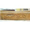 Image 3 : Large hand carved and painted Alaska Native looking  - Imported potlatch bowl 79" long, 11" wide (11