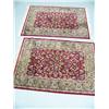 Image 1 : Pair of machine made Oriental style carpets 40x54  (74)
