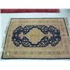 Image 1 : Blue & Tan Hand Tied All Wool Oriental Carpet 48"x 67" (74)