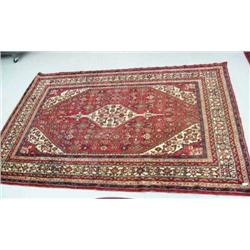 7' x 10' Hand tied all wool Oriental carpet (3)