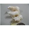 Image 2 : CHOICE on 3 sets of white ivory polar bear and 2 babies by Iglaak from Koyuk, AK (114)