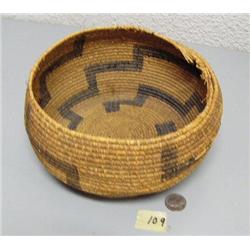 9" Southwest Apache basket- slight damage on rim (3)
