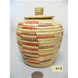 6" Hooper Bay basket by Geraldine Tall (3)
