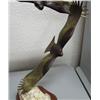 Image 3 : Pair of bronze eagles mounted on stone and wood base- called "Always There" done in 1985 2 of 20 by 