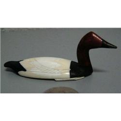 CHOICE on 5 Al Mayac birds 3-1/2": Canvas back, 541f (2)