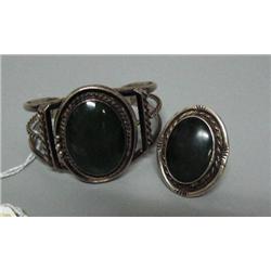 Jade bracelet and ring (3)