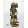 Image 4 : 9" standing soapstone otter by Tom Lisborne from Pt. Hope (124)