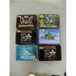 Lot of 6 ornate pocket knives (124)