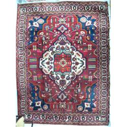 Persian carpet #40027- Bakhtiyar, 12.7' x 9.6'- estimated retail price $7,413 (8888)