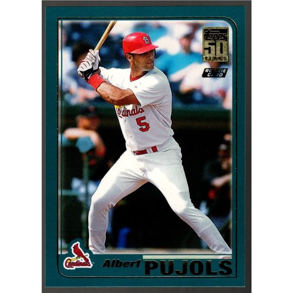 Albert Pujols Rookie Card 2001 Topps Traded #T247