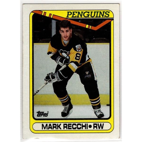 Mark Recchi Rookie Card 1990 Topps #280