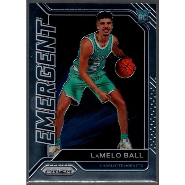 LaMelo Ball Rookie Card 2020-21 Panini Prizm Emergent #23
