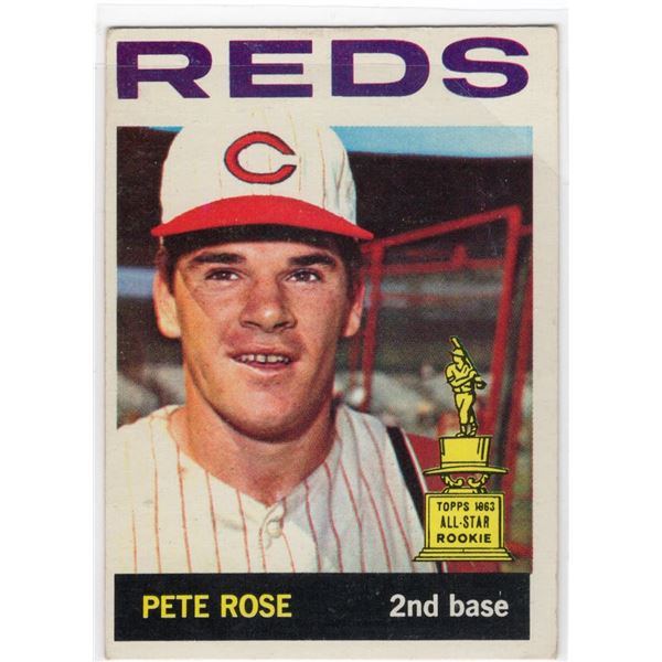 Lot of 2 Pete Rose Cards: 1980 Topps Card number 540 & 1964 Topps Card number 125