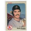 Image 1 : 2 Wade Boggs ROOKIE CARDS: 1983 Fleer Card number 179 & 1983 Topps Card number 498