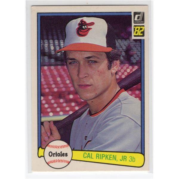 2 Cal Ripken, Jr. ROOKIE CARDS: 1982 Topps Card number 176 & Cal Ripken, Jr. Rookie Card 1982 Donrus