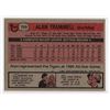 Image 2 : Alan Trammell 1981 Topps Card number 709
