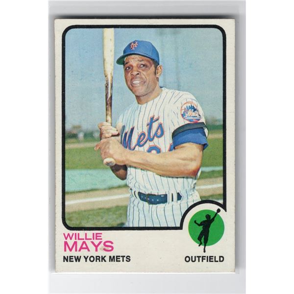 Willie mays 1973 Topps Card number 305