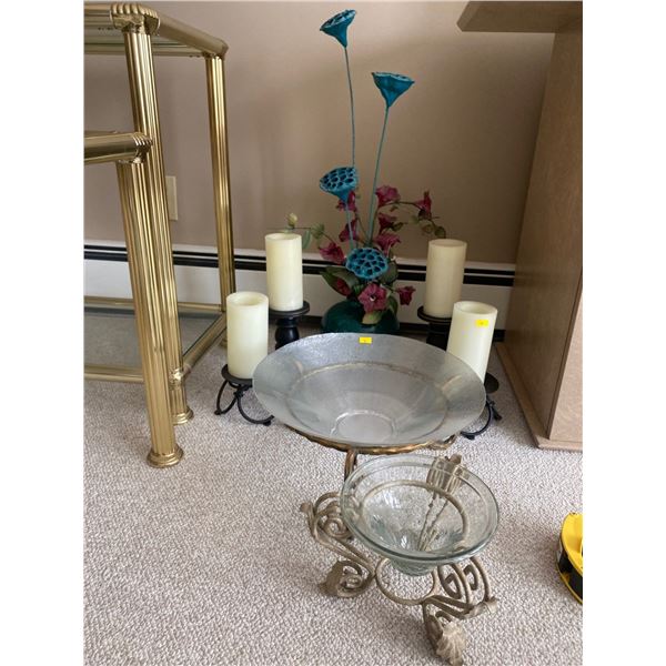 Candle & Glass Decor