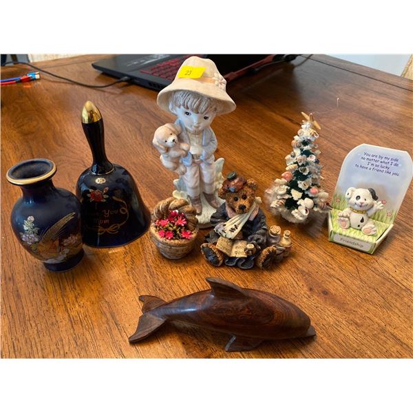 Bear, Dolphin, Bell Decor