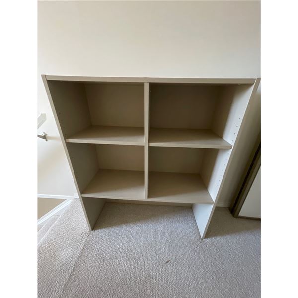 Grey Wood Bookshelf 32L x 11D x 37T
