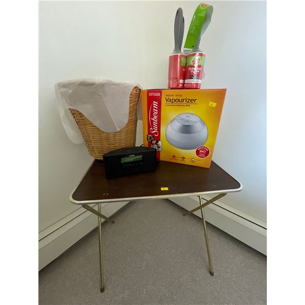 Sunbeam Vapourizer & TV Table WIth Extras