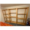 Image 1 : Wood Storage Shelving - Contents Not Included - 107L x 13D x 68T