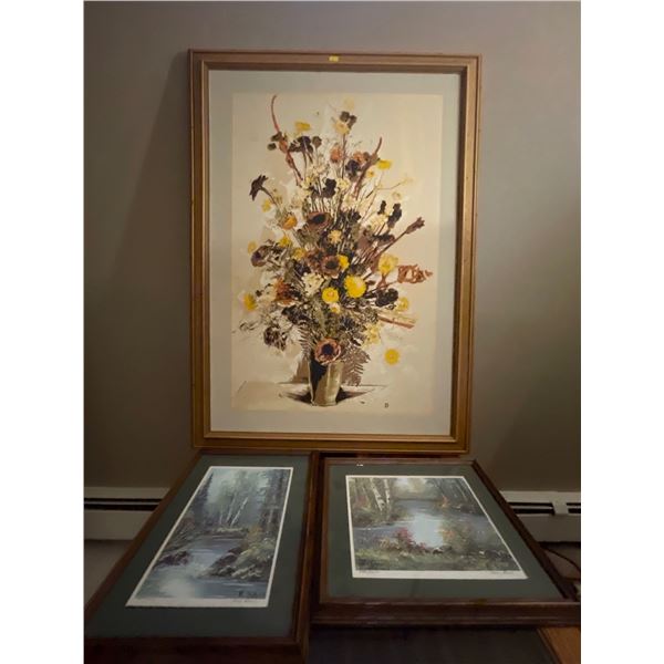 Pamela Koo Floral Print Collection Wood Frames /3000