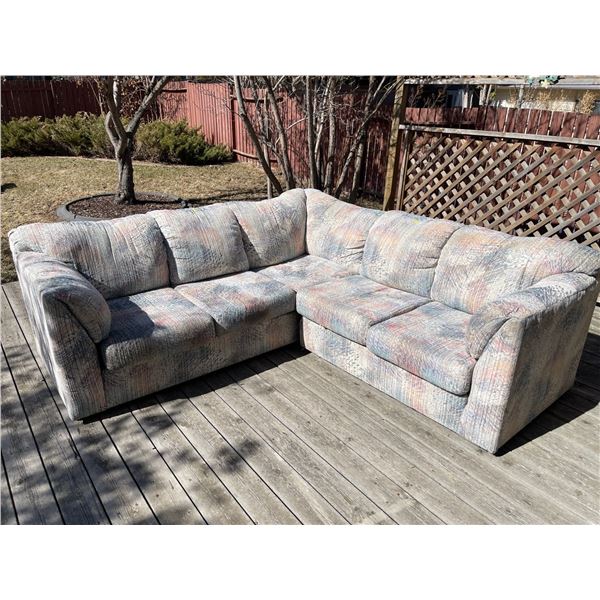 Fabric Sectional Couch 84L Each Way 30T