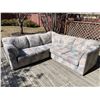 Image 1 : Fabric Sectional Couch 84L Each Way 30T