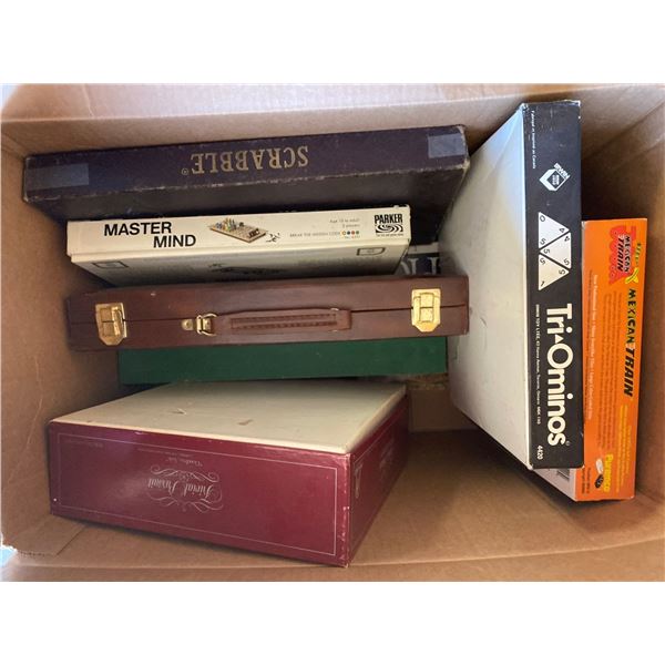 Box Of Games Trivial Pursuit - Masterming-  Pictionary