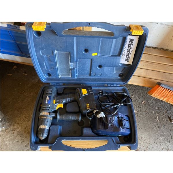 Mastercraft Drill 18V Battery & Charger