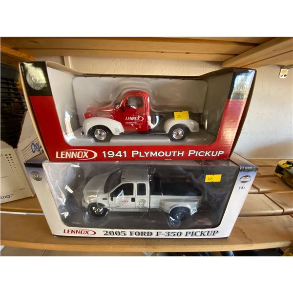 Lennox Diecast Trucks Plymouth Pick Up & Ford