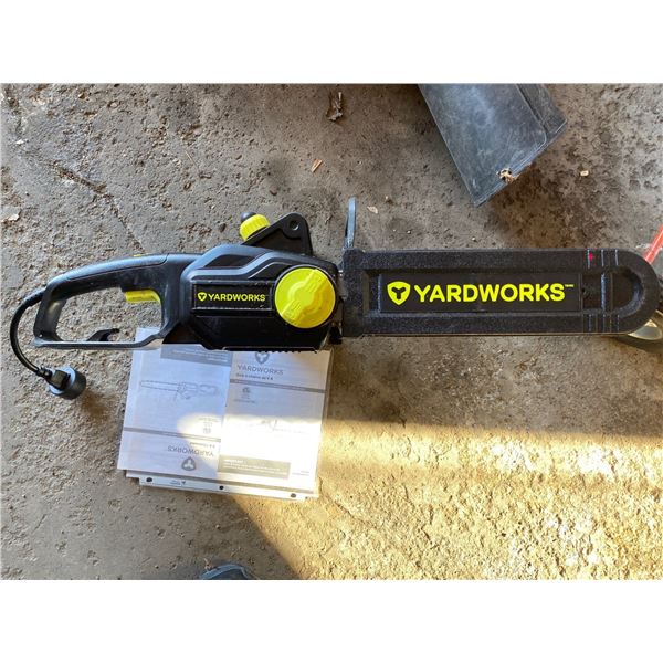 Electric Yardworks Chainsaw